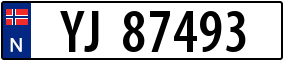 Truck License Plate